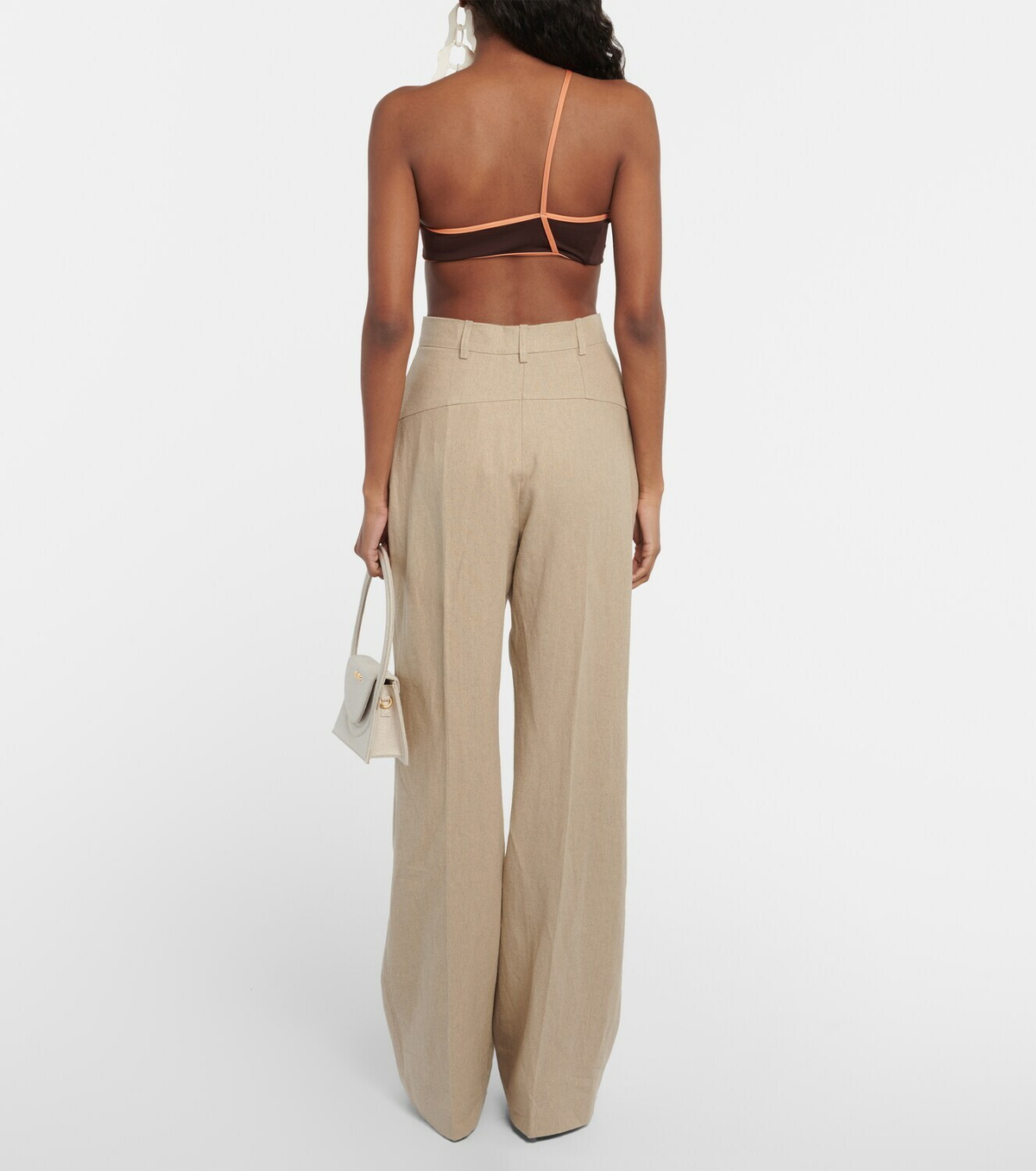 VIP【送料関税込】JACQUEMUS LE PANTALON SAUGE Jacquemus Le Pantalon Sauge Flared Trousers | Black | FARFETCH