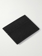 FERRAGAMO - Logo-Appliquéd Textured-Leather Cardholder
