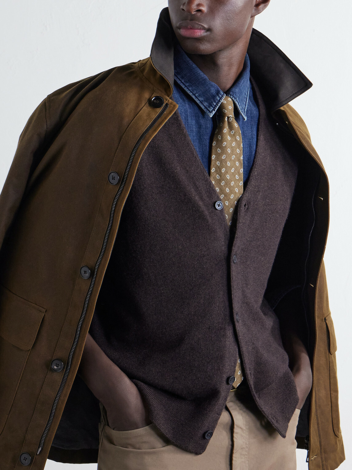 Rag & Bone - Vernon Cashmere Cardigan - Brown