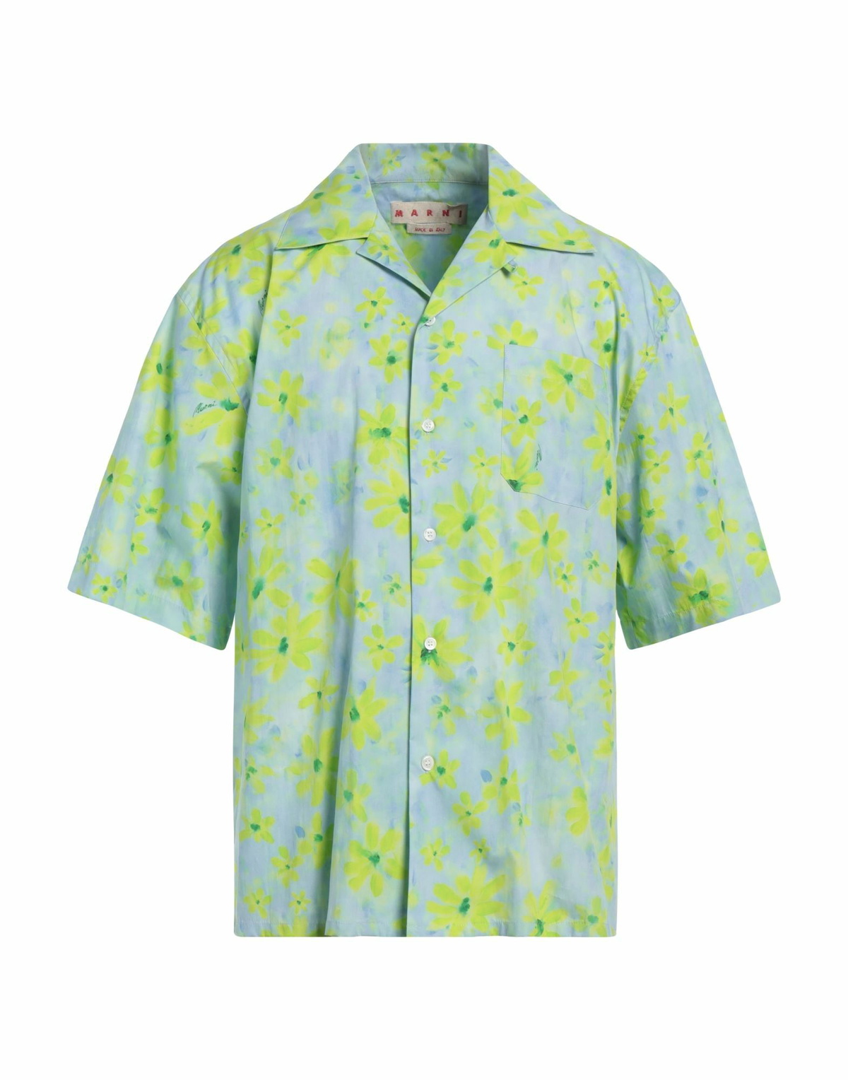 Marni Mens Shirt Lime in Green