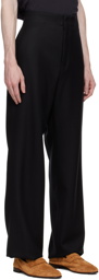 ZEGNA Black Compact Trousers