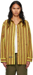 SPENCER BADU Yellow Printed Shirt