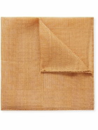 Anderson & Sheppard - Prince of Wales Checked Wool and Silk-Blend Pocket Square