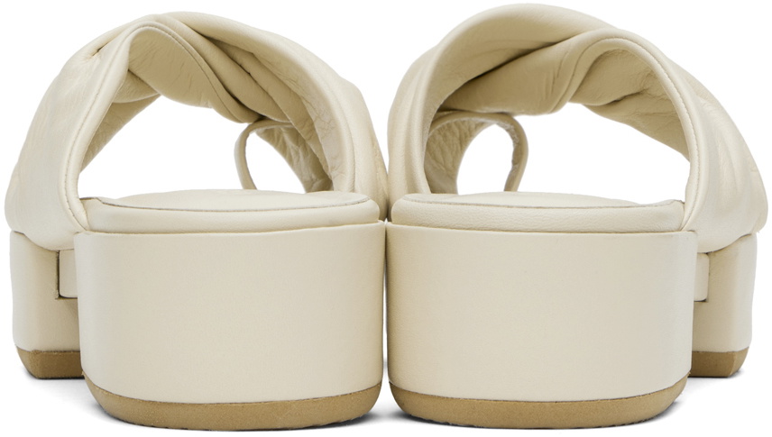 ISSEY MIYAKE Beige Twist Sandals Issey Miyake Men