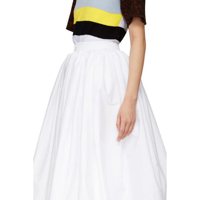 Anton Belinskiy White Padded Skirt