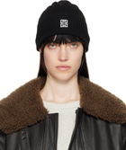 Givenchy Black 'Givenchy' 4G Wool Beanie