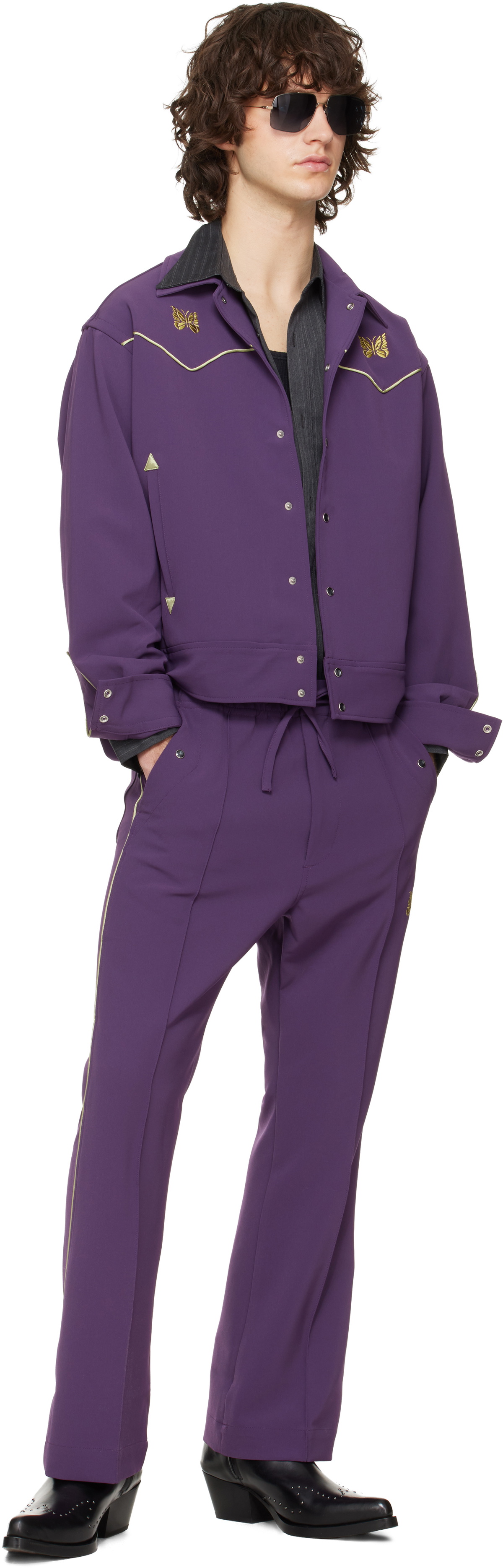 NEEDLES Purple Piping Cowboy Jacket Needles
