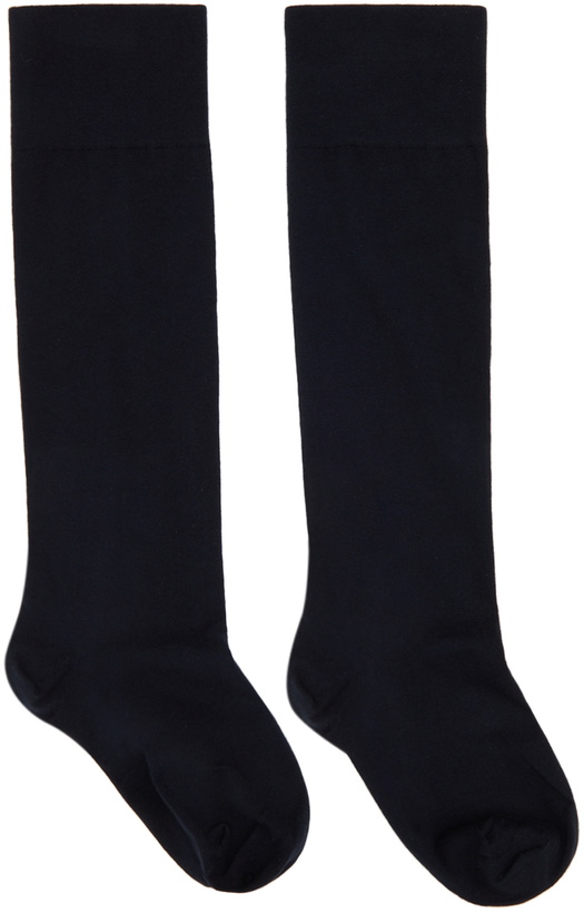 Photo: Wolford Black Velvet Knee-High Socks