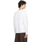 Tekla White Long-Sleeved T-shirt