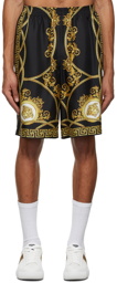 Versace Black 'La Coupe Des Dieux' Shorts