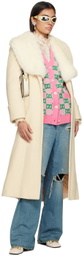 Gucci Pink Houndstooth GG Cardigan