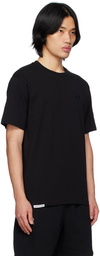 AAPE by A Bathing Ape Black Embroidered T-Shirt