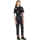 Alexander McQueen Black Small Grain Belt