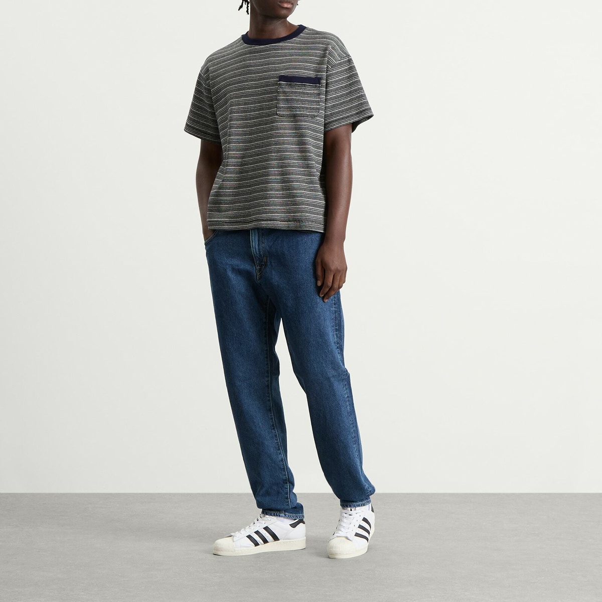 Edwin Men's Regular Tapered Denim Jeans in Blue