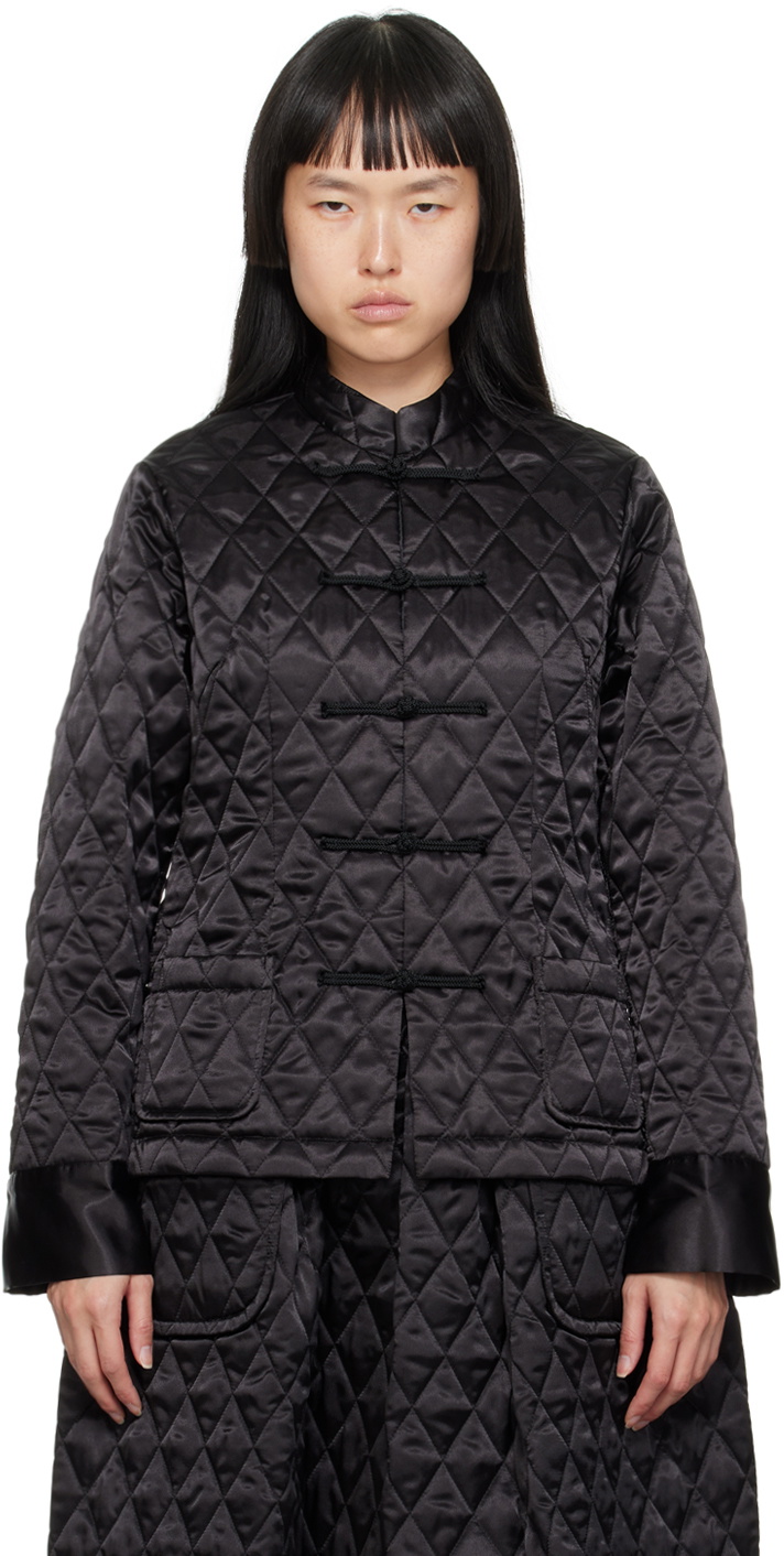 Tao Comme Des Garçons Black Quilted Jacket
