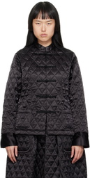 Tao Comme Des Garçons Black Quilted Jacket