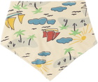 Petit Bateau Two-Pack Baby Beige & Red Explorer Bandana