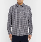 A.P.C. - Victor Checked Cotton Oxford Shirt - Men - Navy