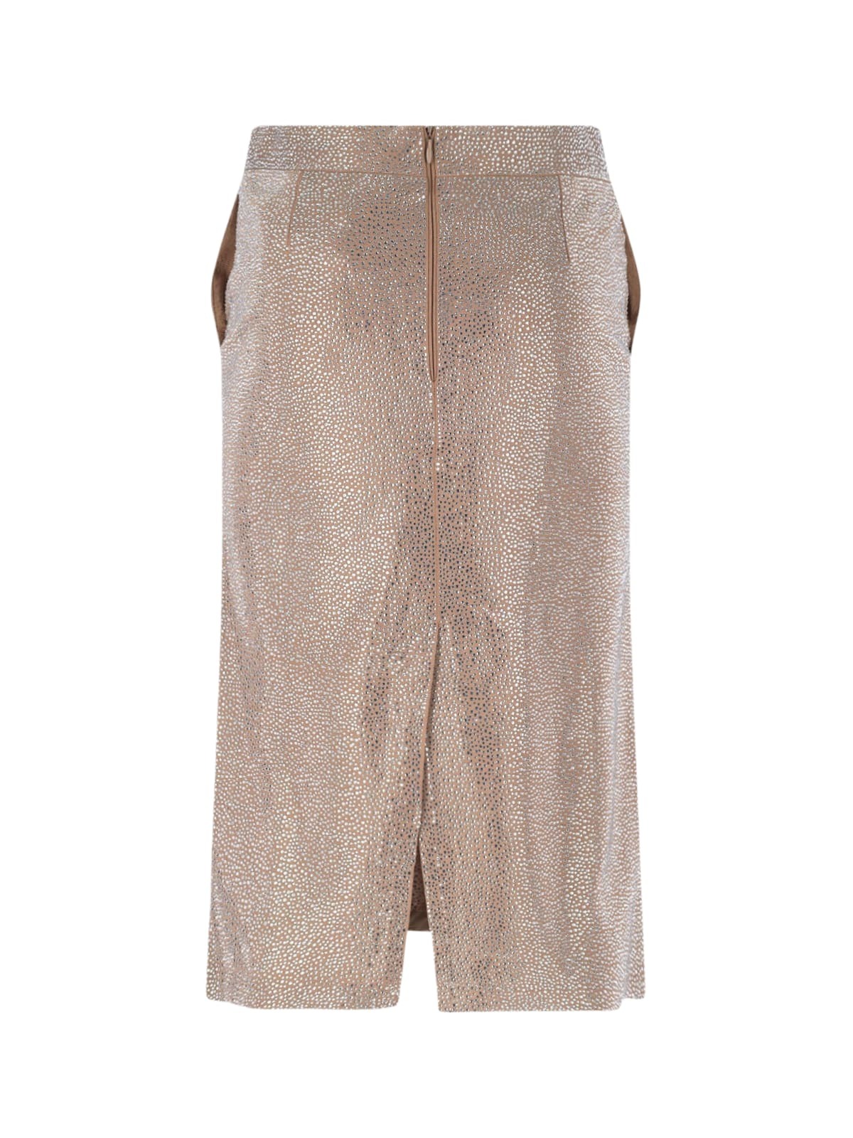 Giuseppe di Morabito Midi Skirt With Rhinestones
