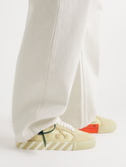 Off-White - Canvas and Suede Sneakers - Neutrals