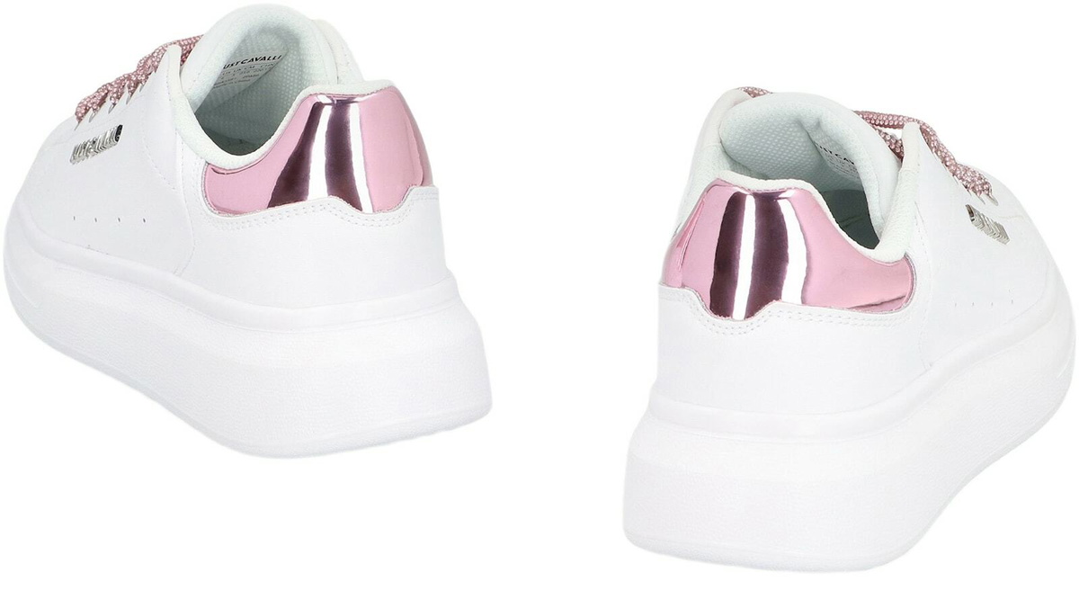 Just Cavalli Leather Low-top Sneakers