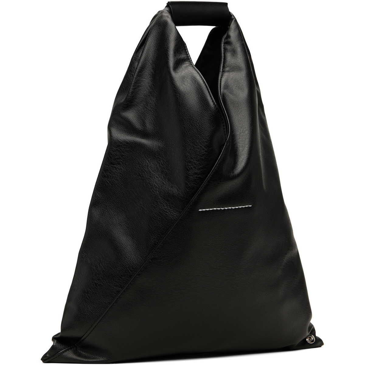 MM6 Maison Margiela Black Small Triangle Tote