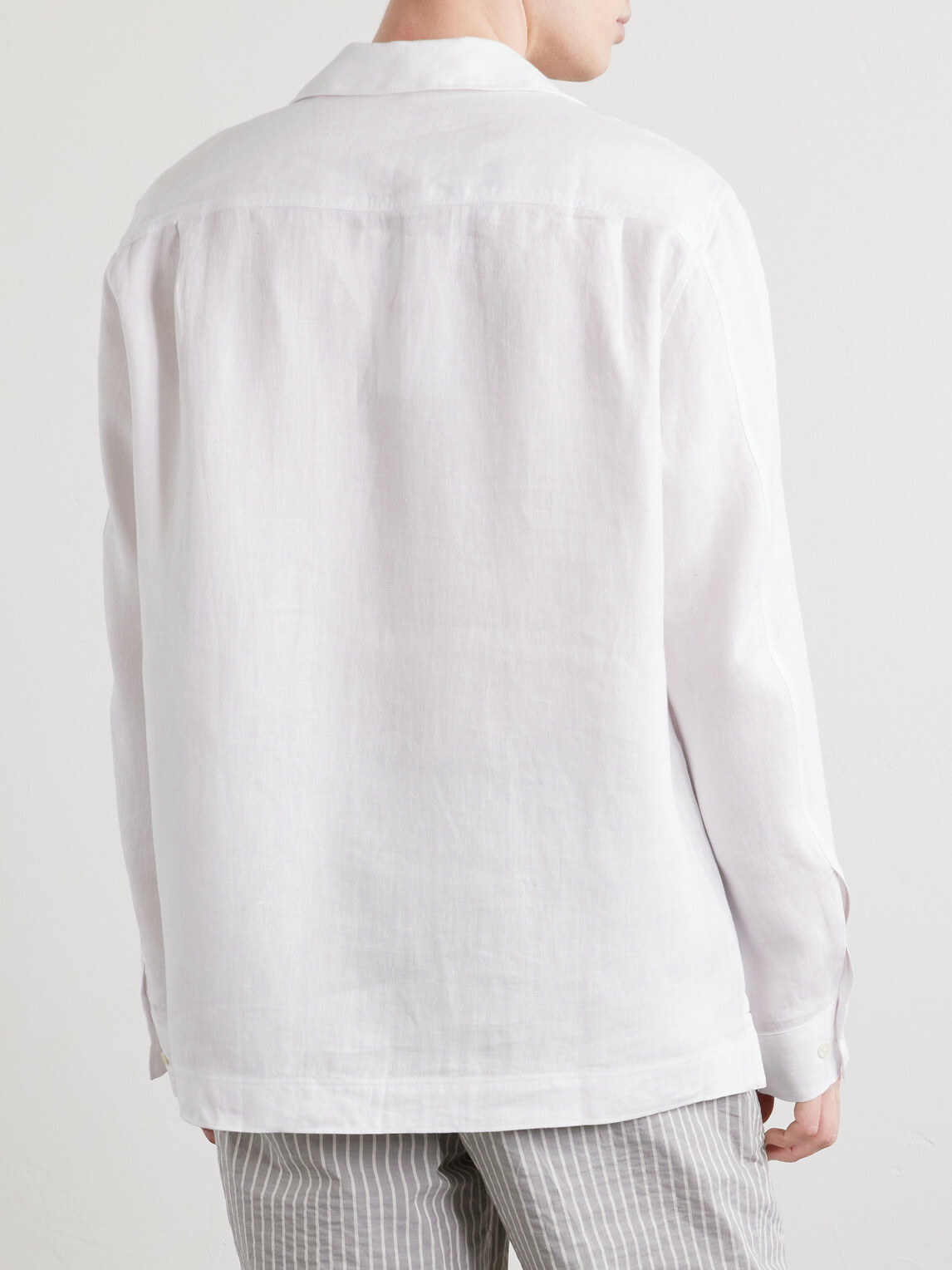 Orlebar Brown - Vincent Linen Polo Shirt - White Orlebar Brown
