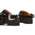 Toga Pulla Women's Suede Chunky Shoes in Black