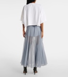 Chloé Silk chiffon maxi skirt