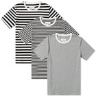 Maison Margiela 10 Classic Stripe Tee - 3 Pack