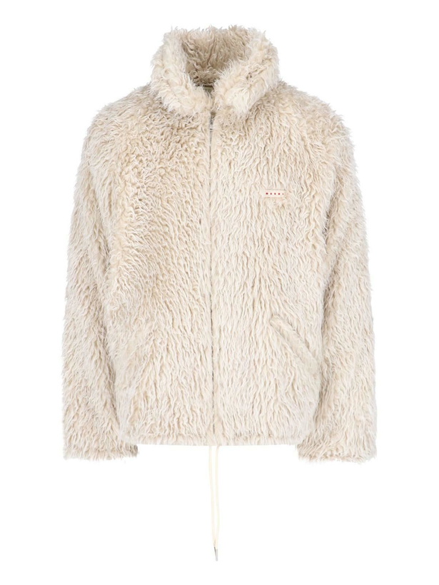 Photo: Marni Faux Shearling Hooded Jacket