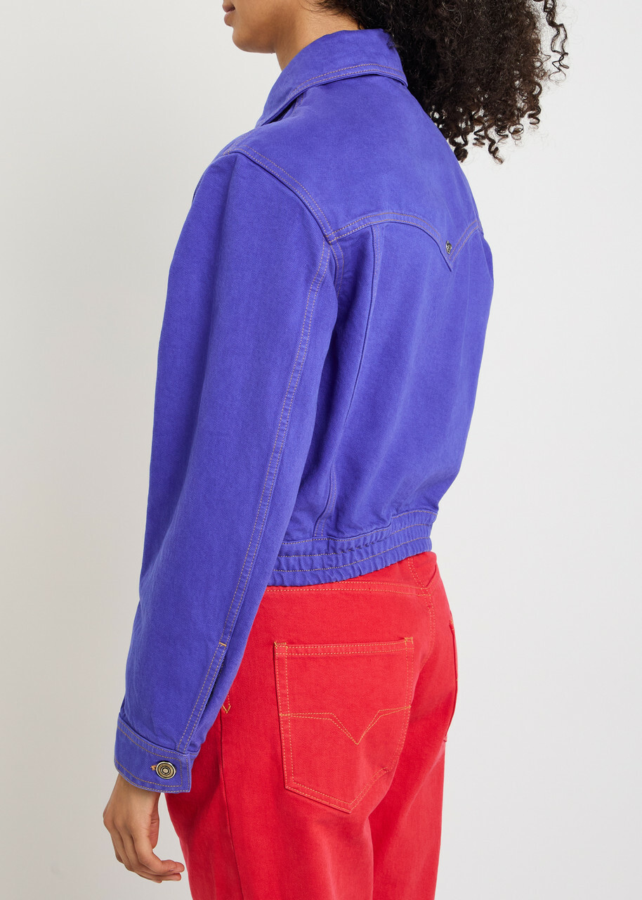 Versace Blouson Denim Jacket Blue