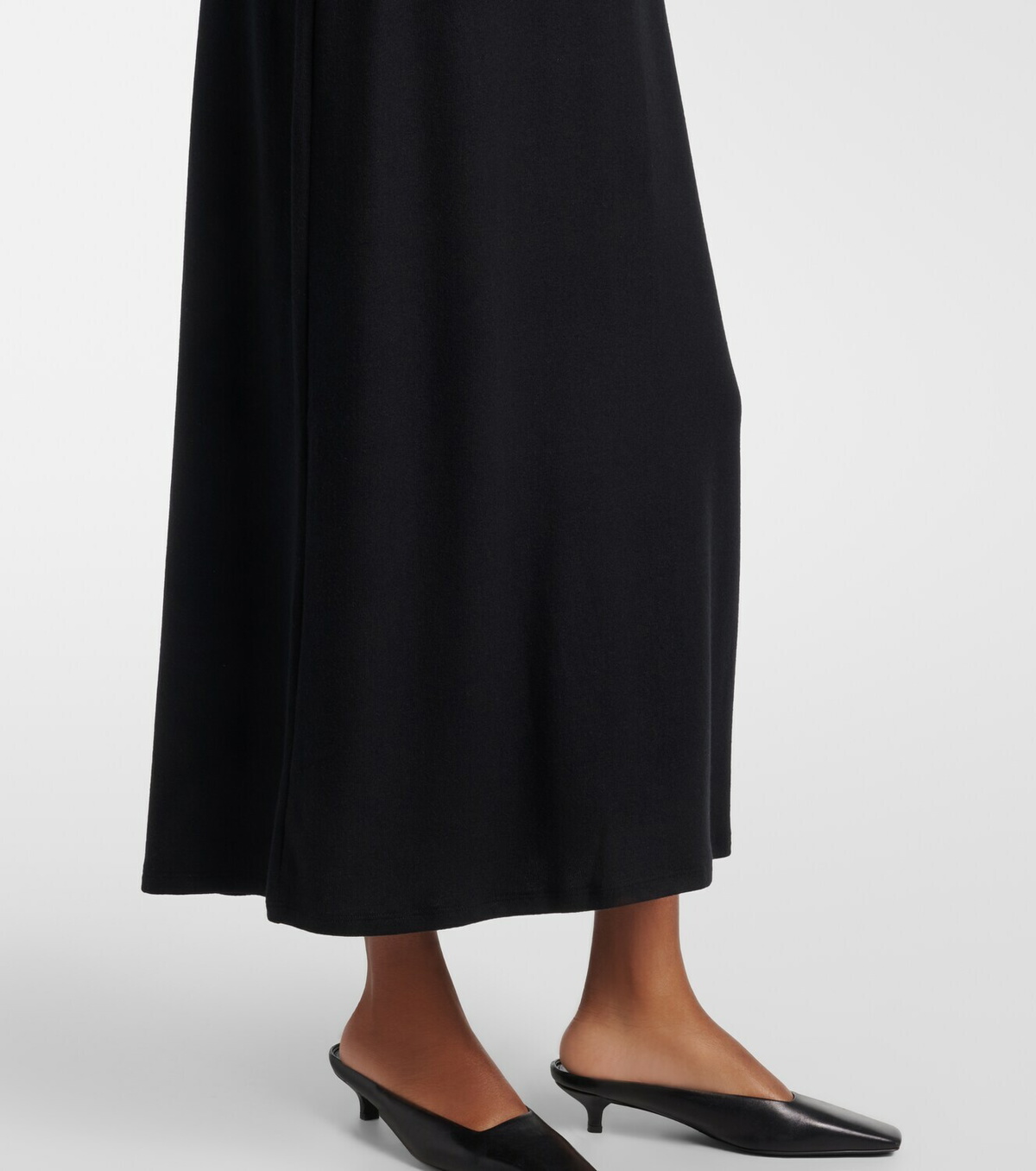 Leset Lauren halterneck jersey midi dress