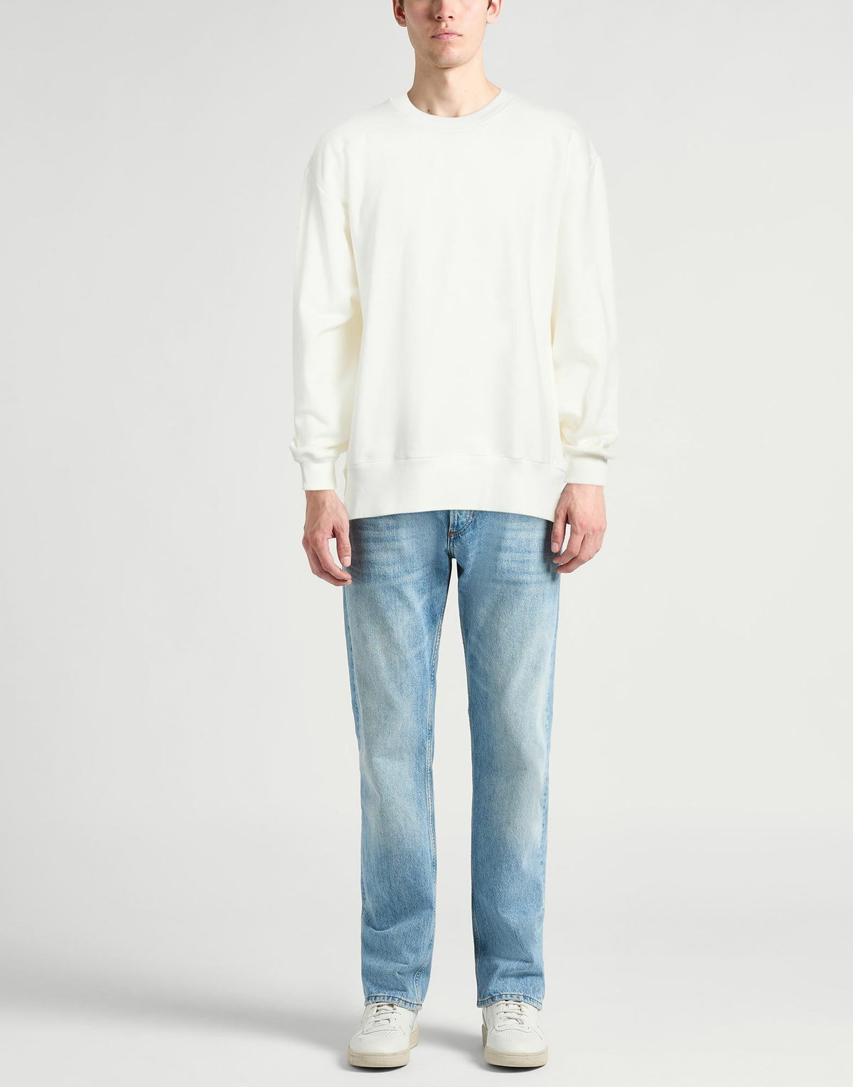 Giorgio Armani Mens Sweatshirt in Off white
