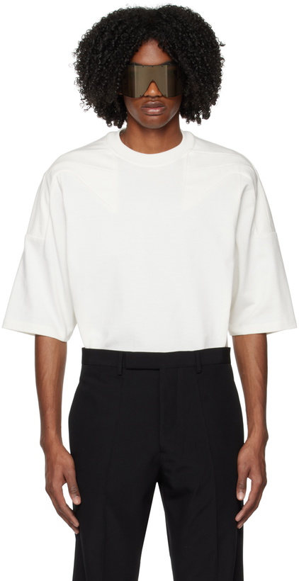 Photo: Rick Owens Off-White Paneled T-Shirt