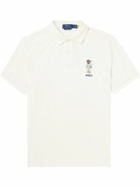 Polo Ralph Lauren - Logo-Embroidered Cotton-Piqué Polo Shirt - White