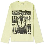 Homework Men's Long Sleeve Finding Pieces T-Shirt in Shadow Lime
