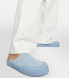 Loewe Paula’s Ibiza Terra Vulca denim slip-on shoes