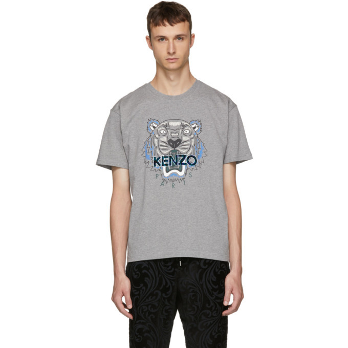 Photo: Kenzo Grey Leopard Tiger T-Shirt