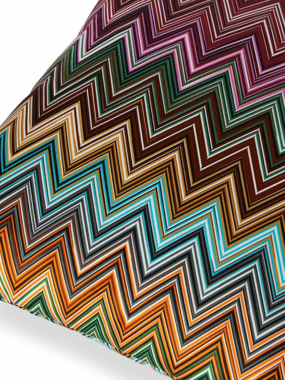 Missoni Home Pink Jarris Zigzag Cotton Cushion