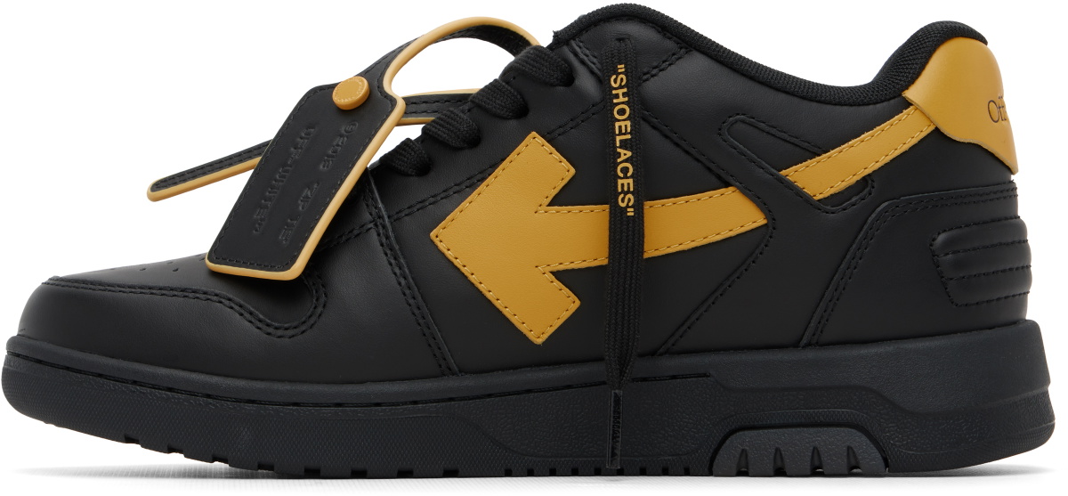 Off-White Black 'Out Of Office' Calf Leather Sneakers
