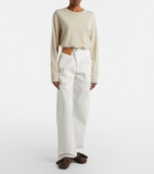 JW Anderson Embroidered straight jeans