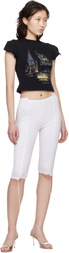 VETEMENTS White Cut-Up Capri Trousers