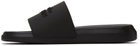 Alexander McQueen Black Pool Slides