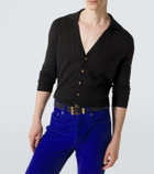 Versace Greca silk and cotton cardigan