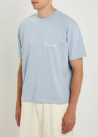 Picante Tailor Logo-print Cotton T-shirt Blue