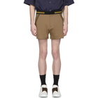 Fendi Beige Jersey Shorts