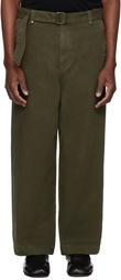 Entire Studios Khaki Gully Trousers