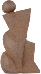 Common Body Brown Geometric Sculpture