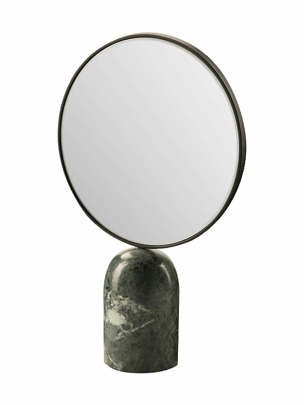 Photo: POLSPOTTEN - Round Mirror W/ Green Marble
